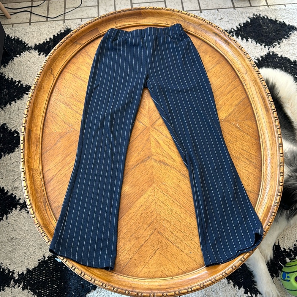 Navy Blue Striped Urban Outfitters Pants